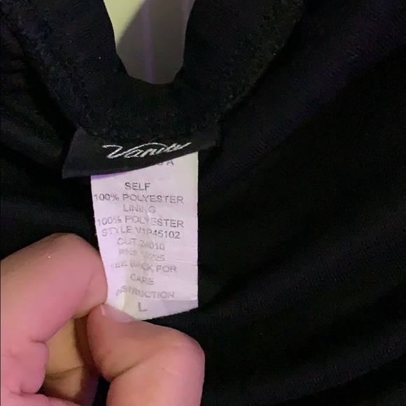 Off the shoulders black dress - Picture 4 of 4